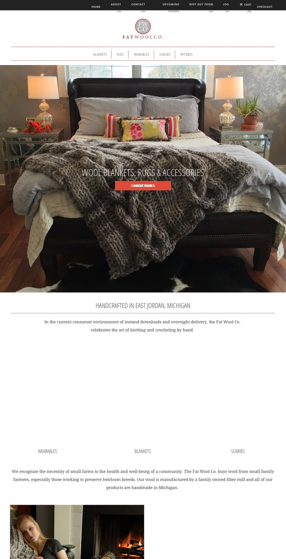fatwoolco.com — Shopify storefront screenshot