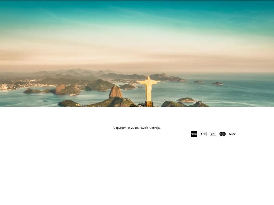 favelacerveja.com — Shopify storefront screenshot