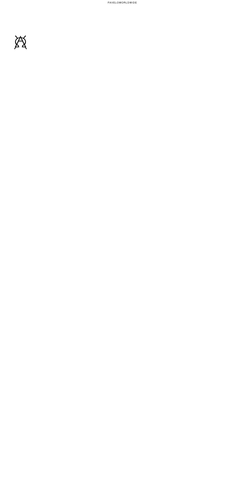 faveloworldwide.com shopify website screenshot