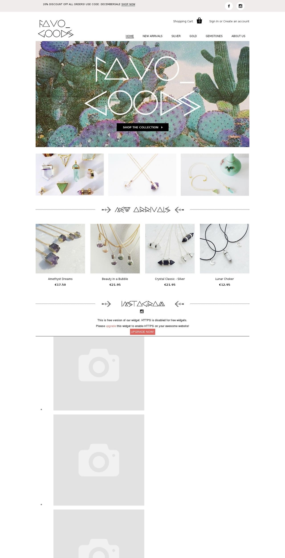 favogoods.com shopify website screenshot