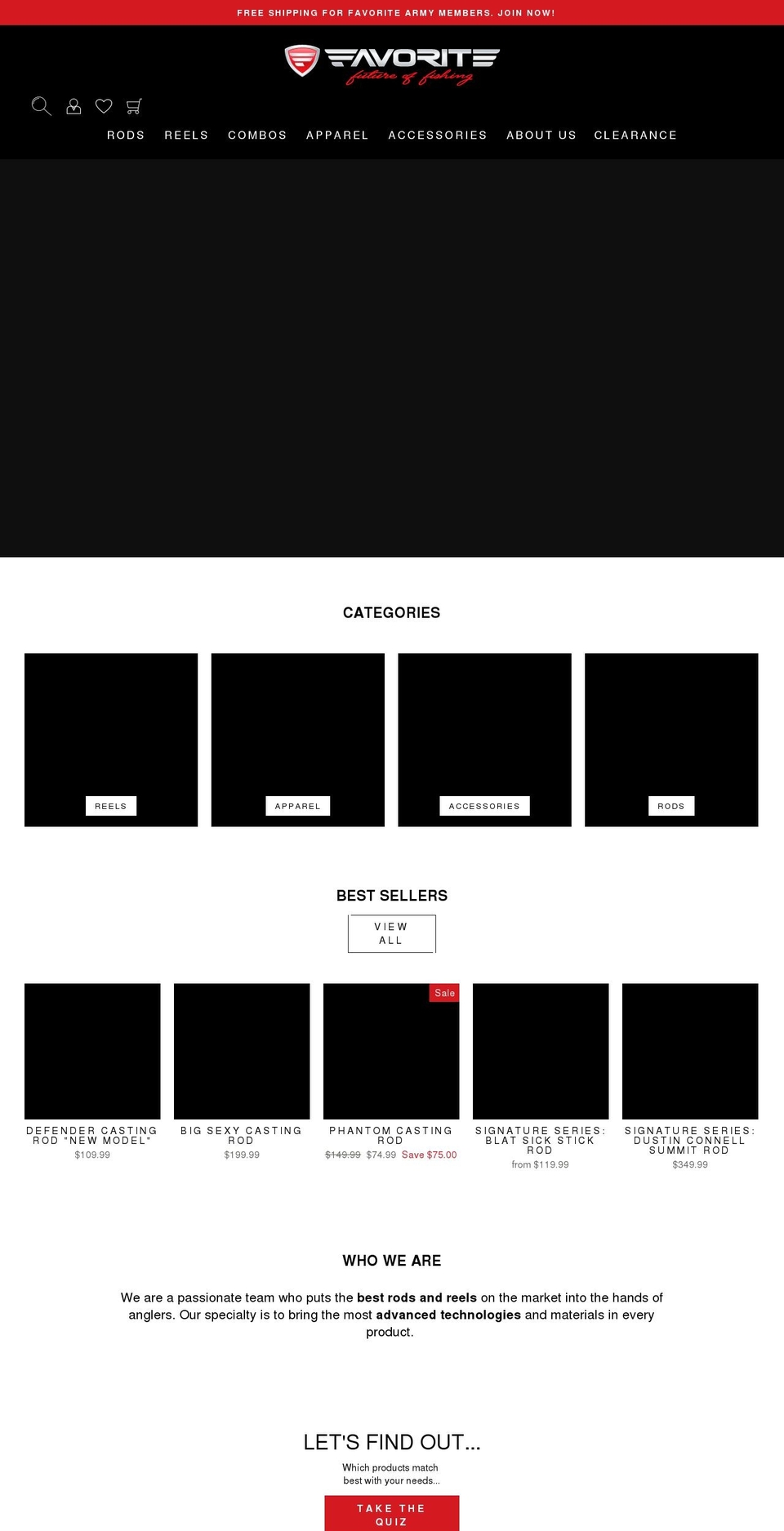 favoriteusa.com shopify website screenshot