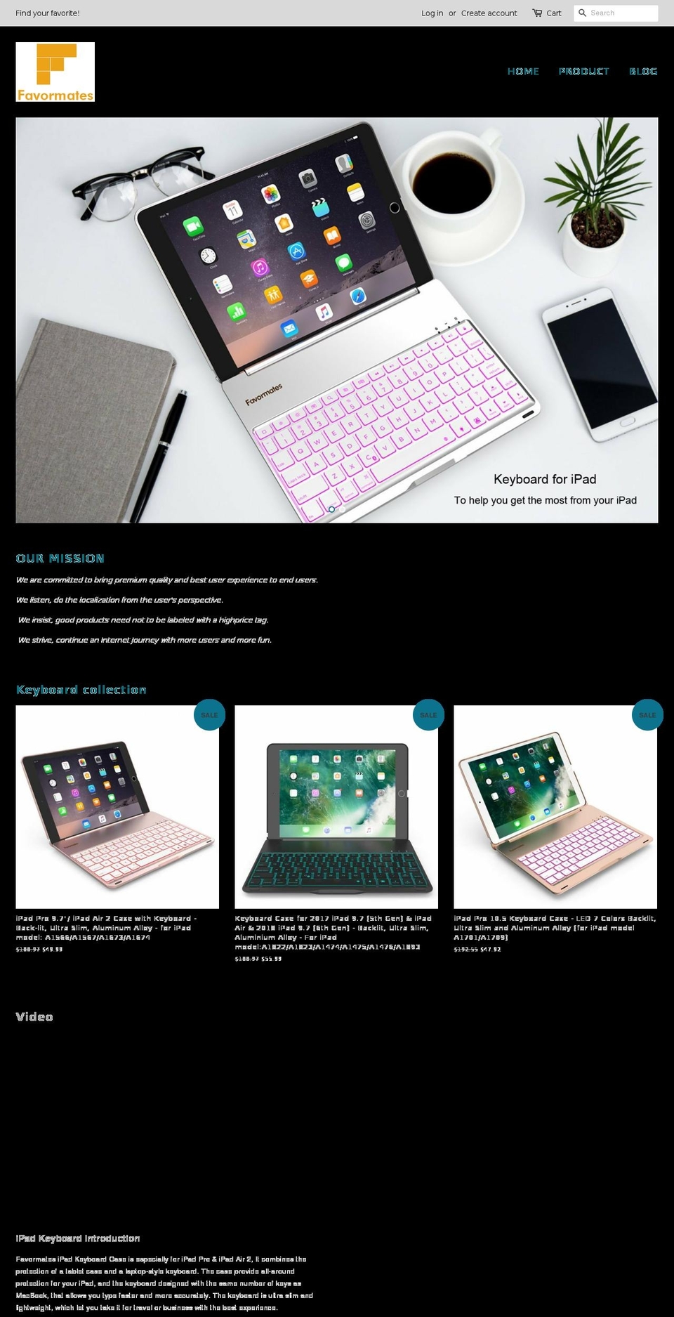 favormates.com shopify website screenshot