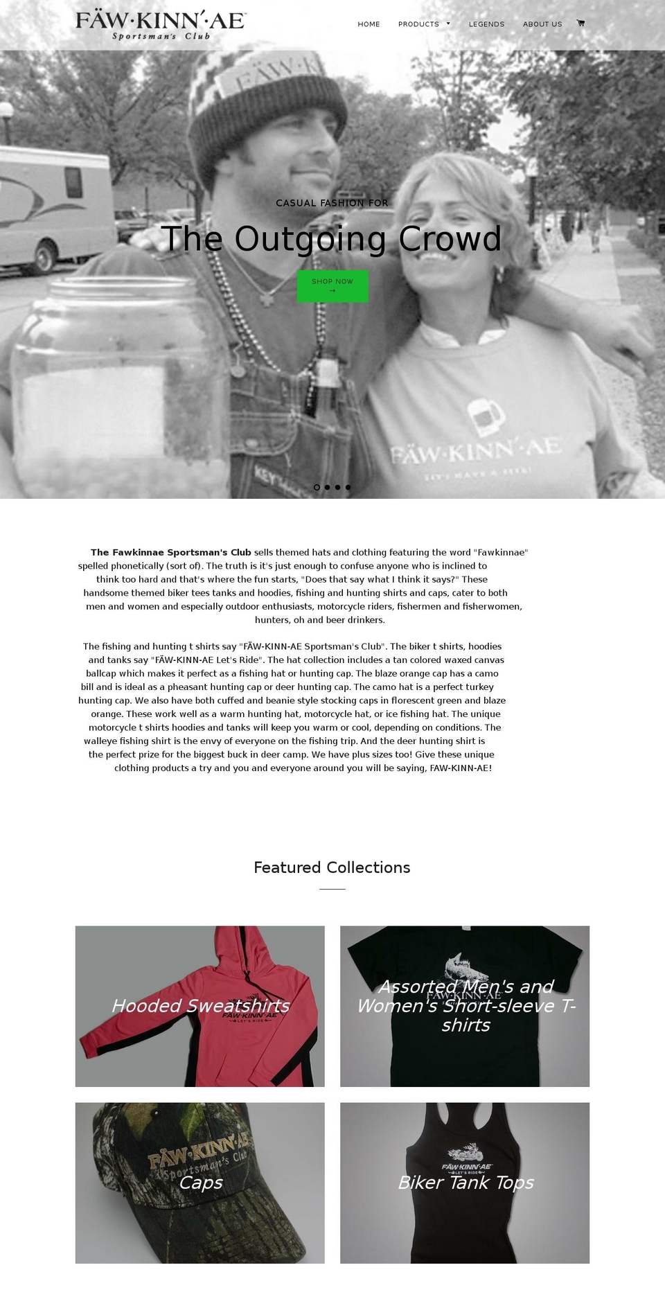 fawkinae.com shopify website screenshot