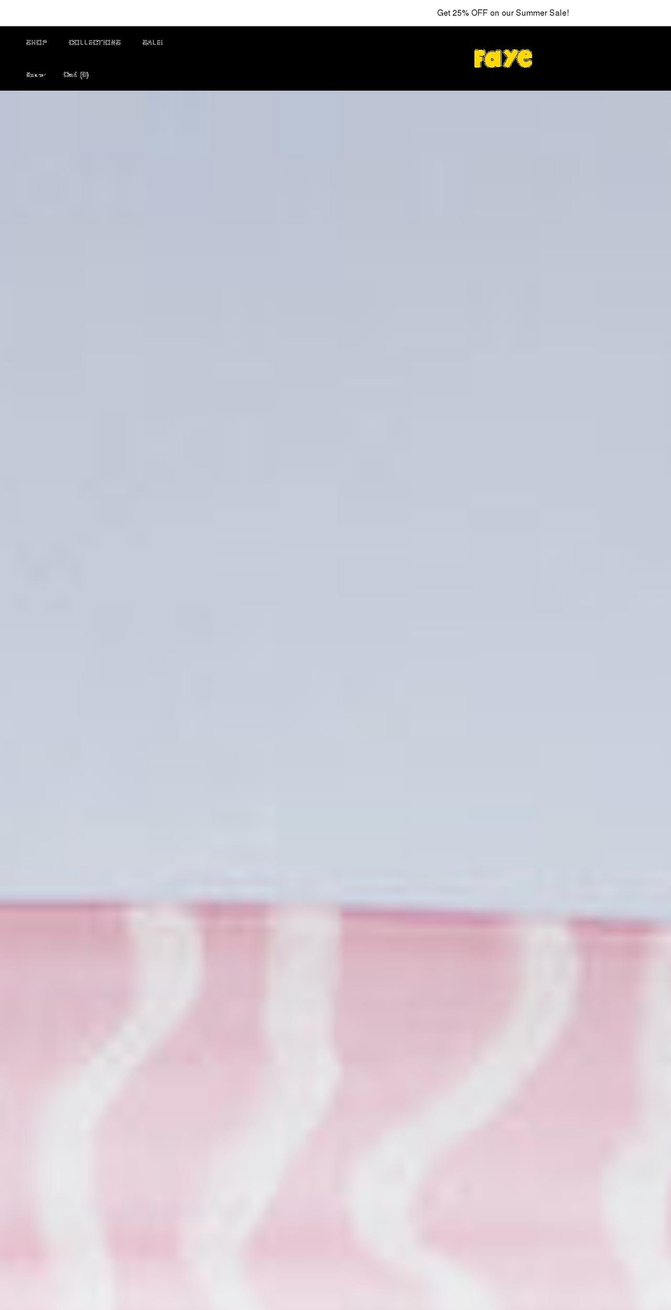 faye-ricchitelli.com shopify website screenshot