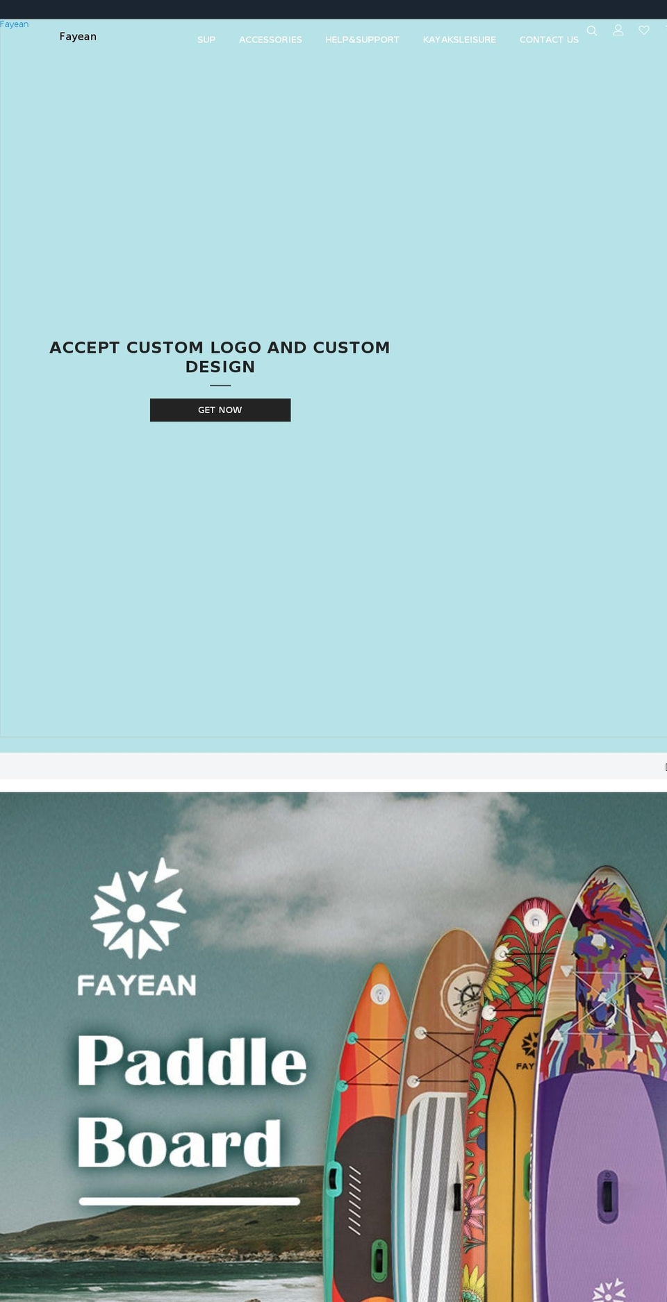 fayean.com shopify website screenshot