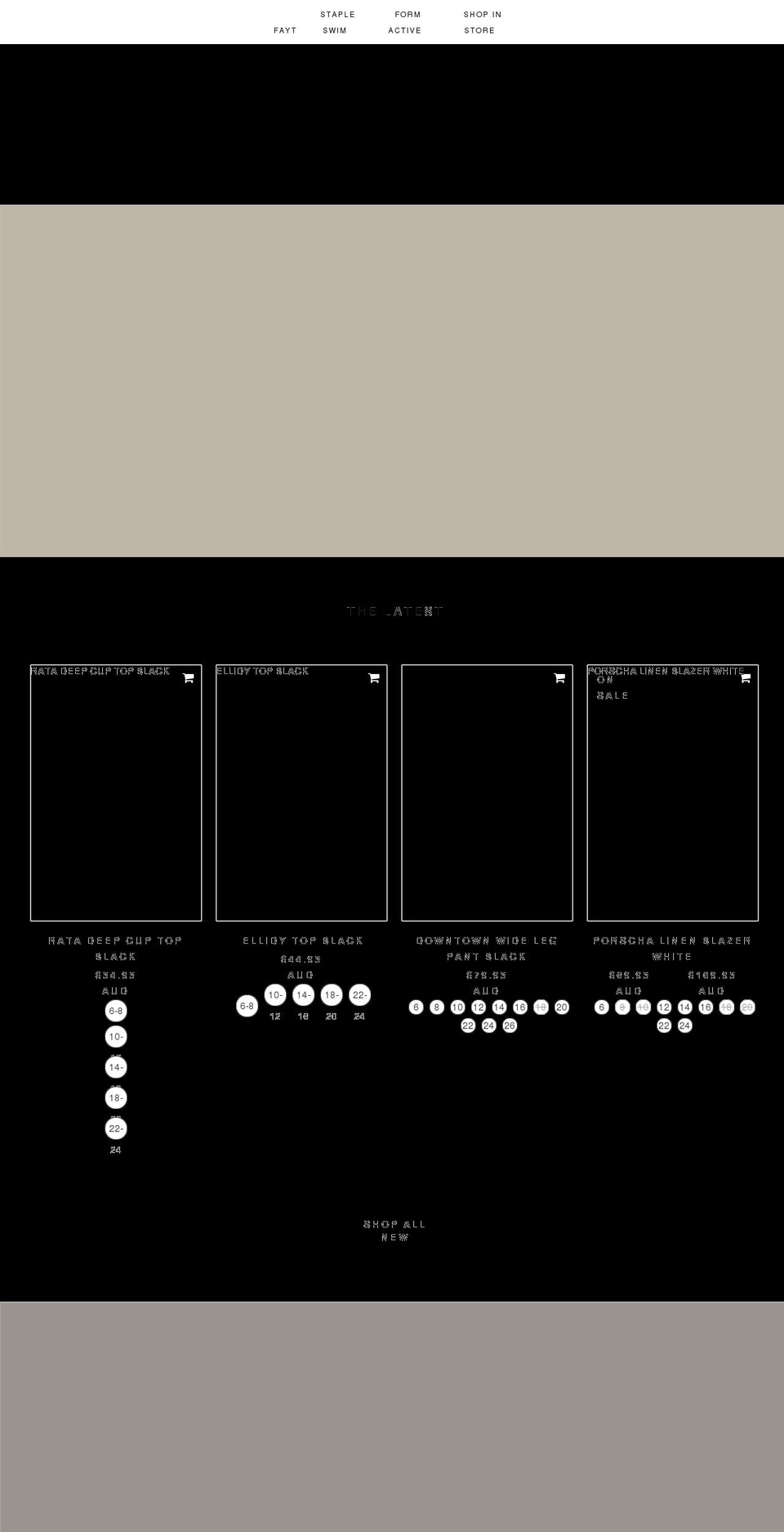 faytthelabel.com shopify website screenshot