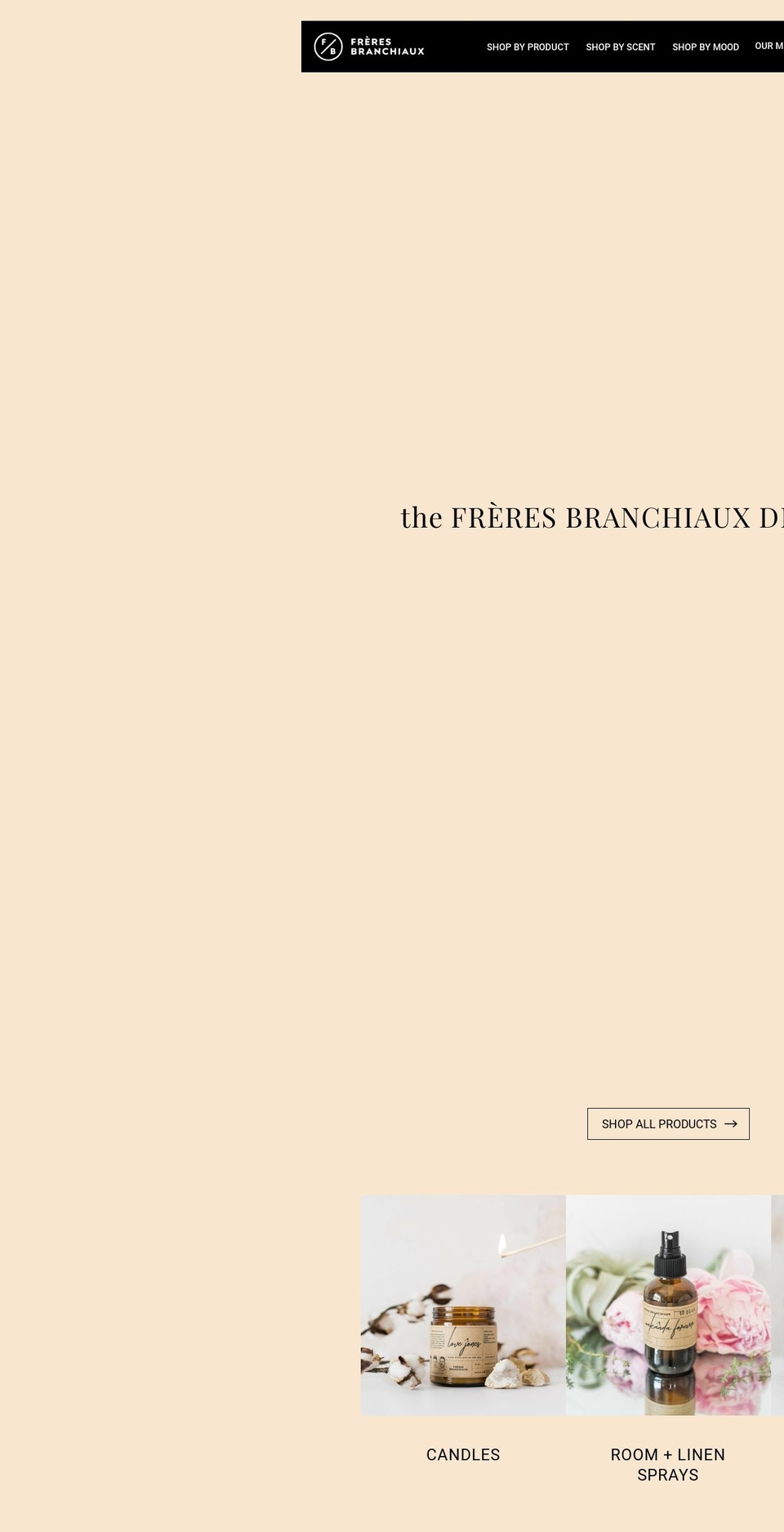 fbcandle.com — Shopify storefront screenshot
