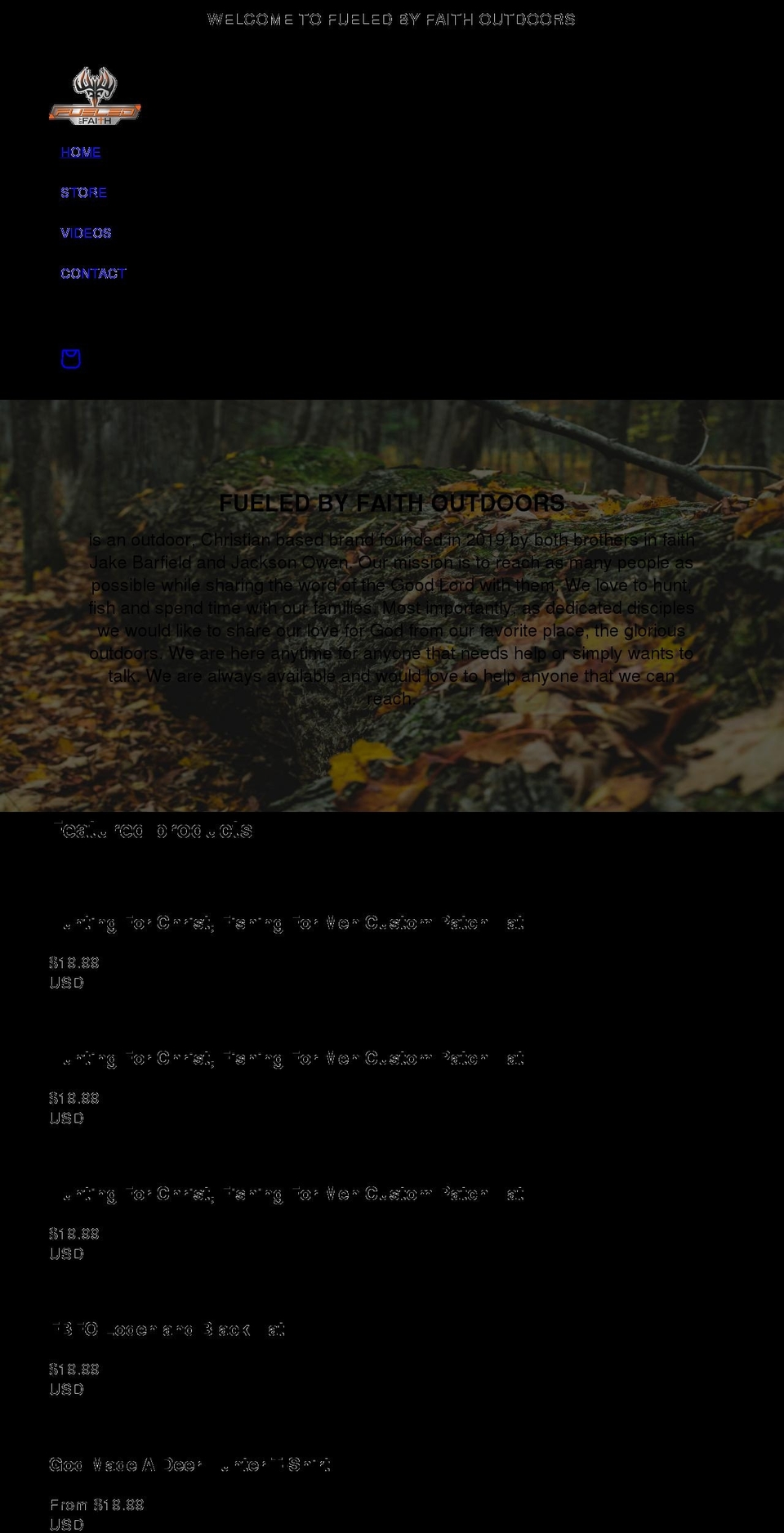fbfoutdoors.com shopify website screenshot