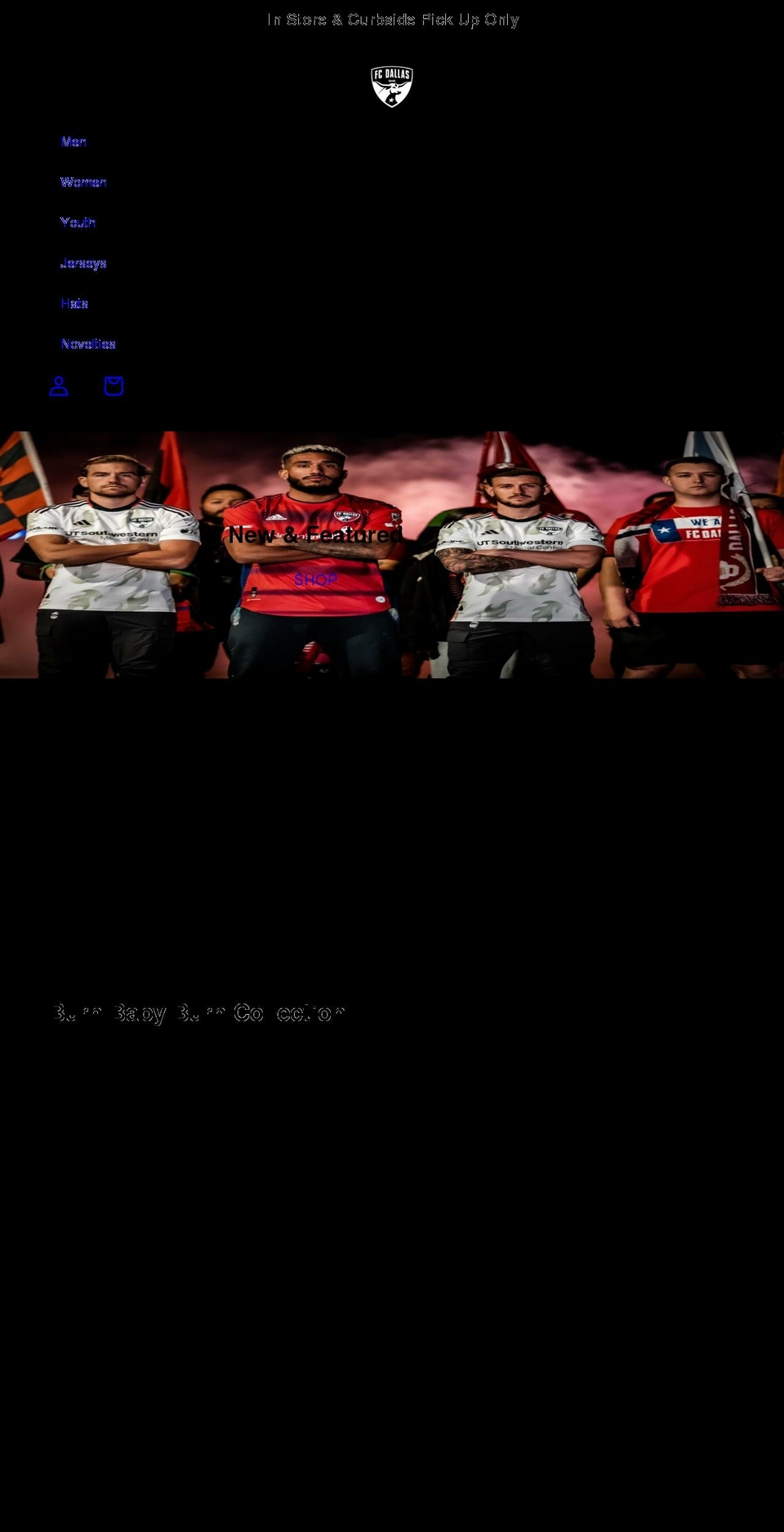 fcdfanshop.com shopify website screenshot