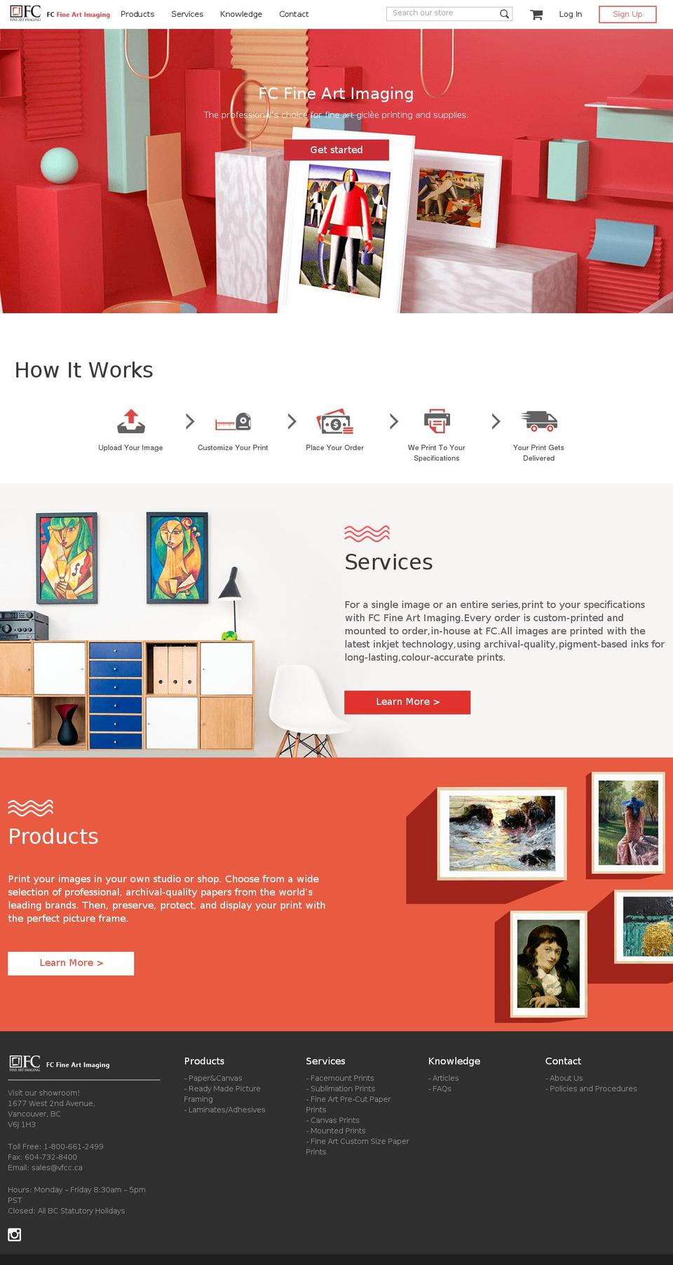 fcdigital.ca shopify website screenshot