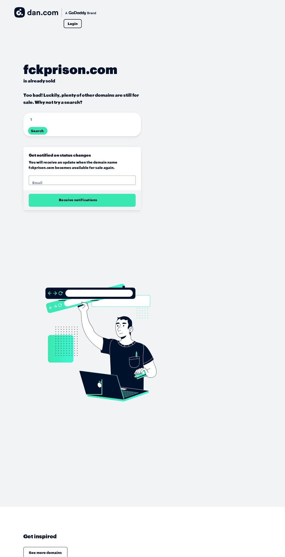 fckprison.com — Shopify storefront screenshot
