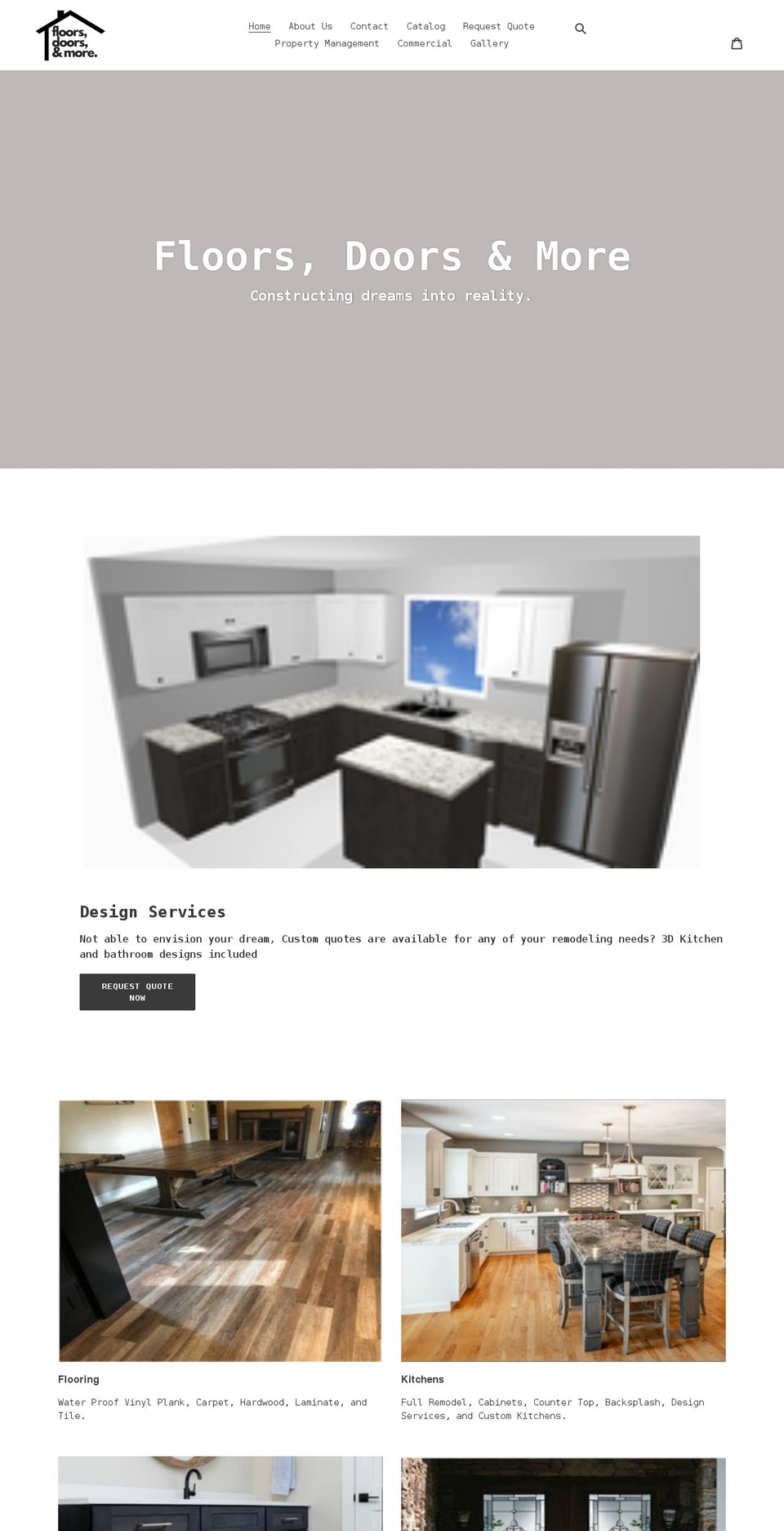 fdandmore.com shopify website screenshot
