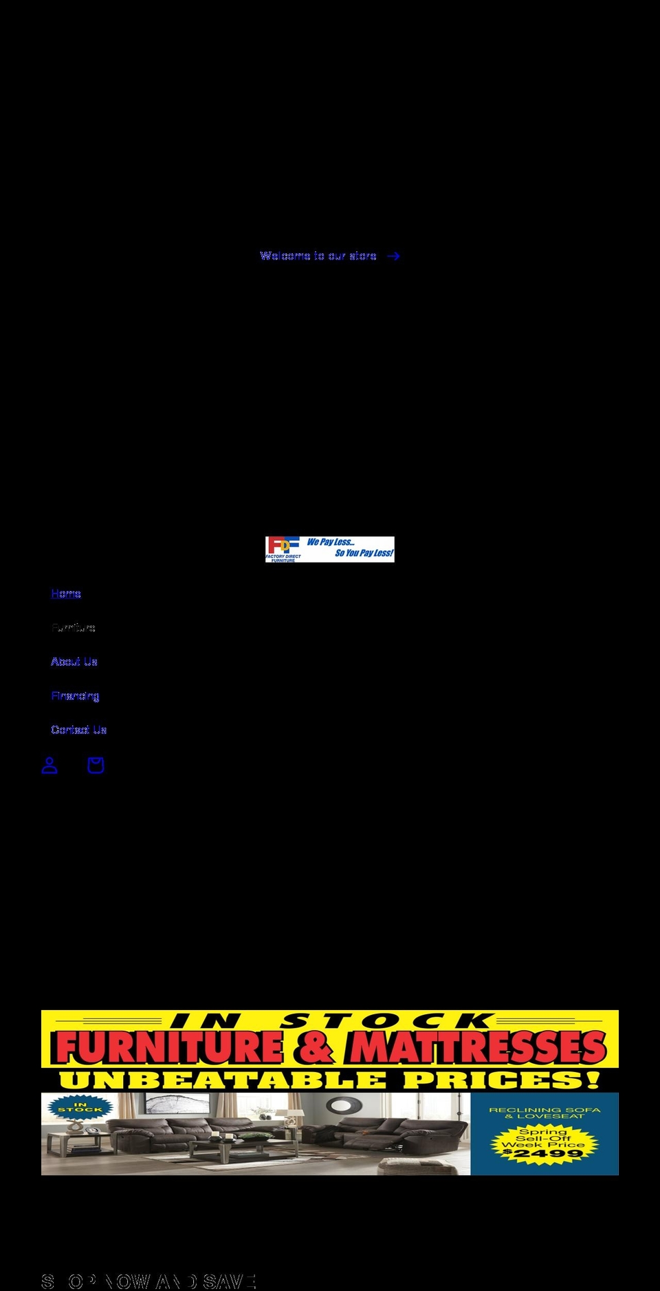 fdfhome.com shopify website screenshot