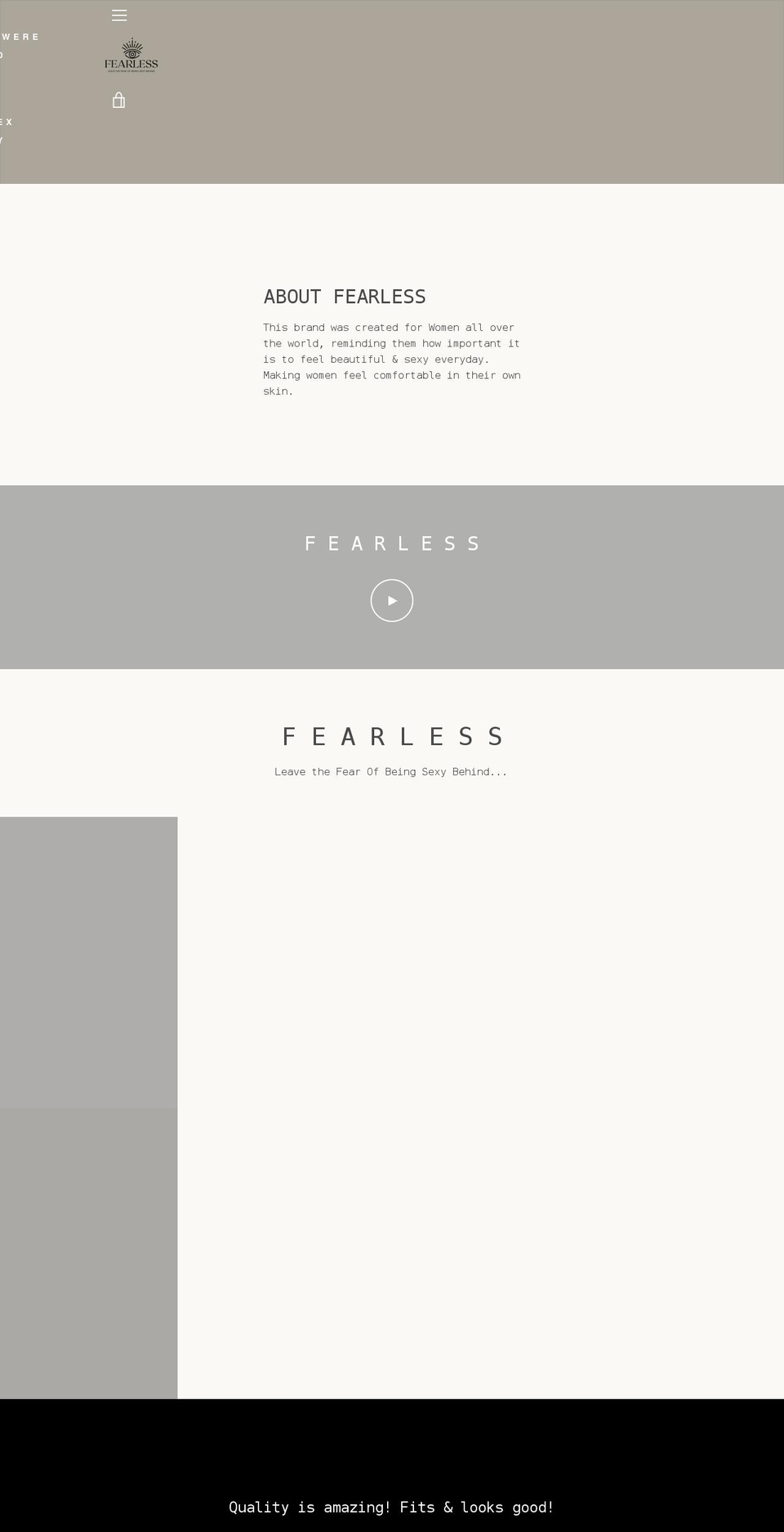 fearlessdc.com shopify website screenshot