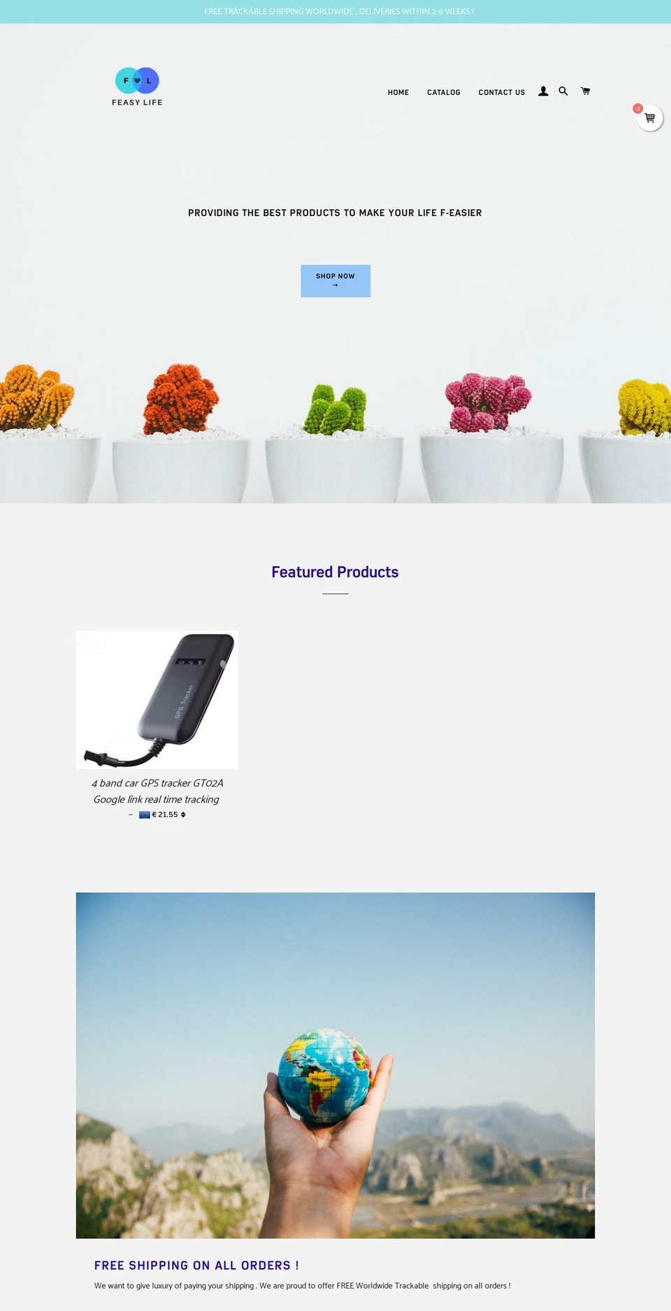 feasylife.com — Shopify storefront screenshot