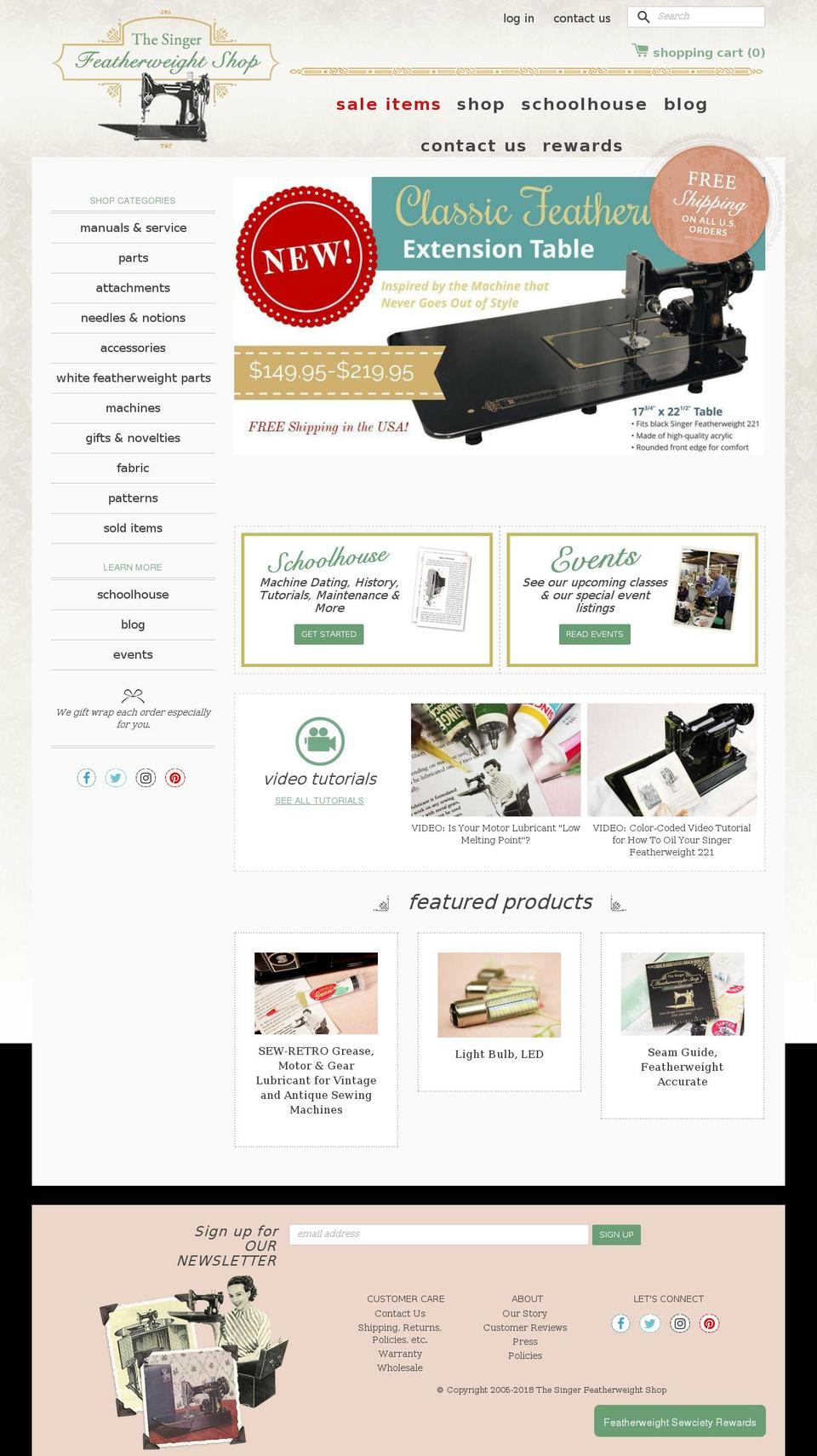 Copy of Featherweight Shop [Plus Un-Blur Share ... Shopify theme site example featherweightshop.com