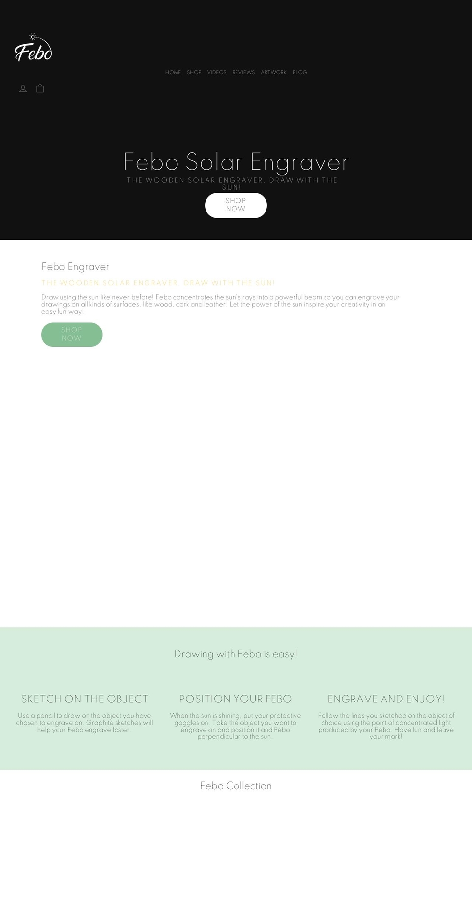 febo.co shopify website screenshot