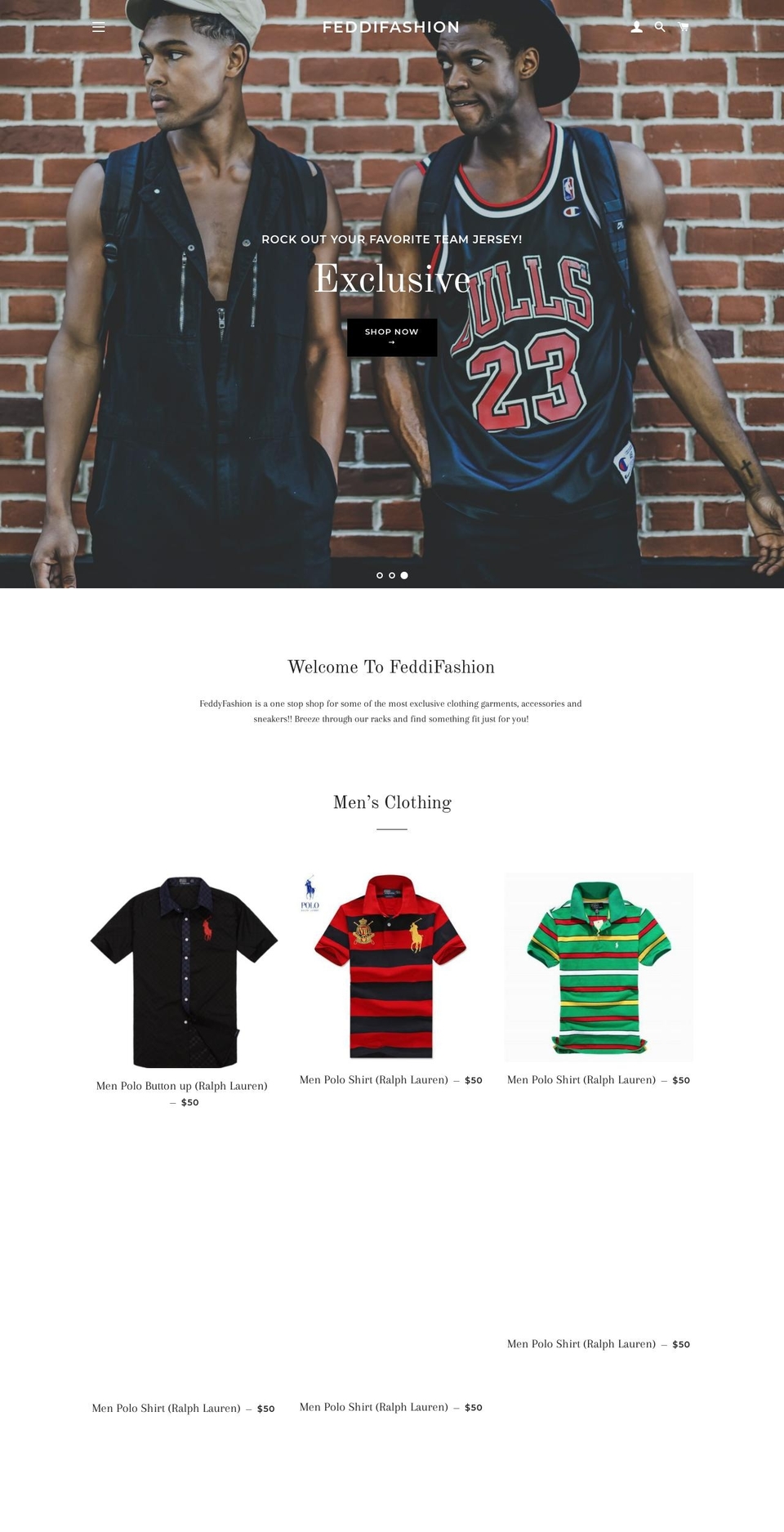 feddyhatz.com — Shopify storefront screenshot