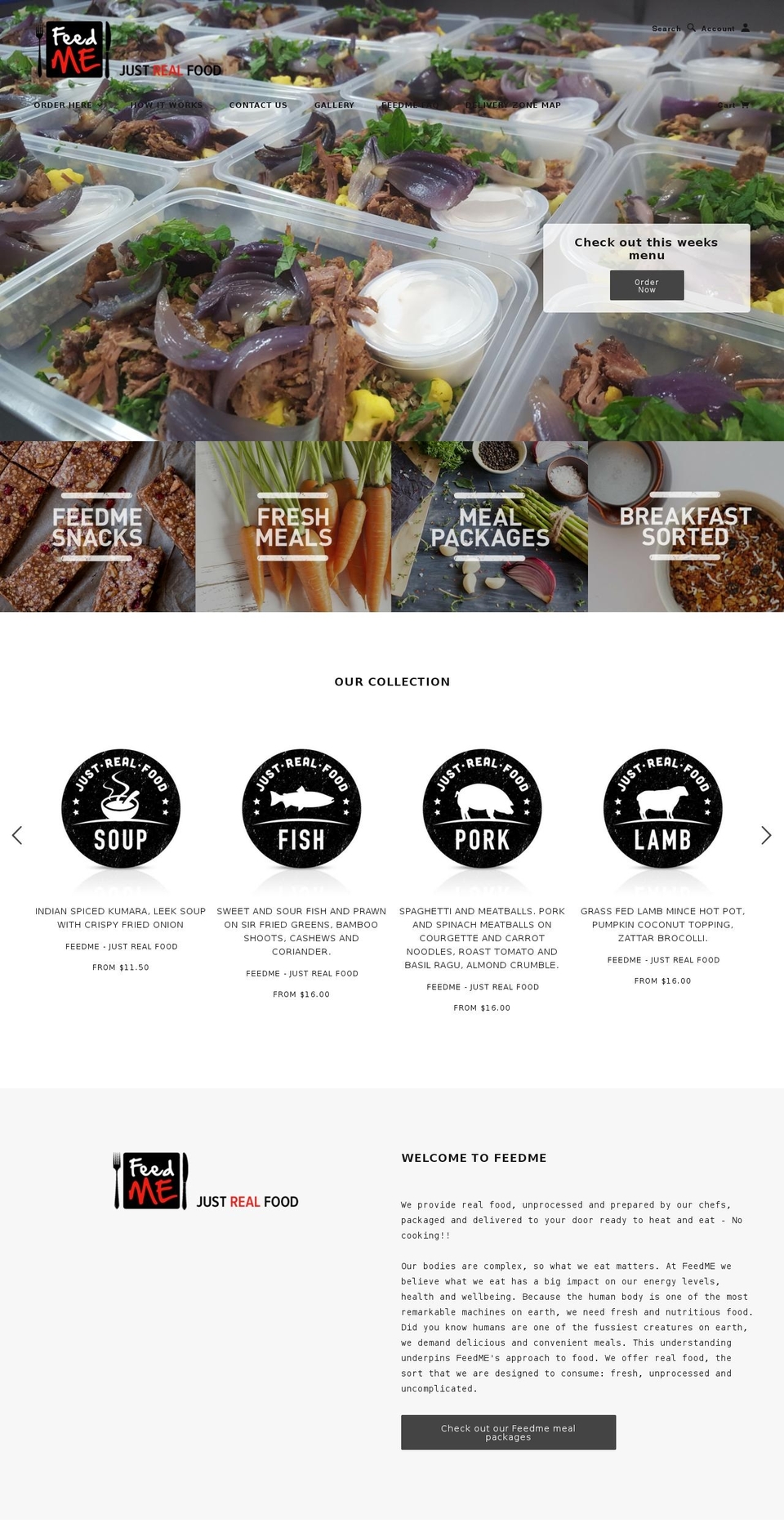 feed-me.co.nz shopify website screenshot