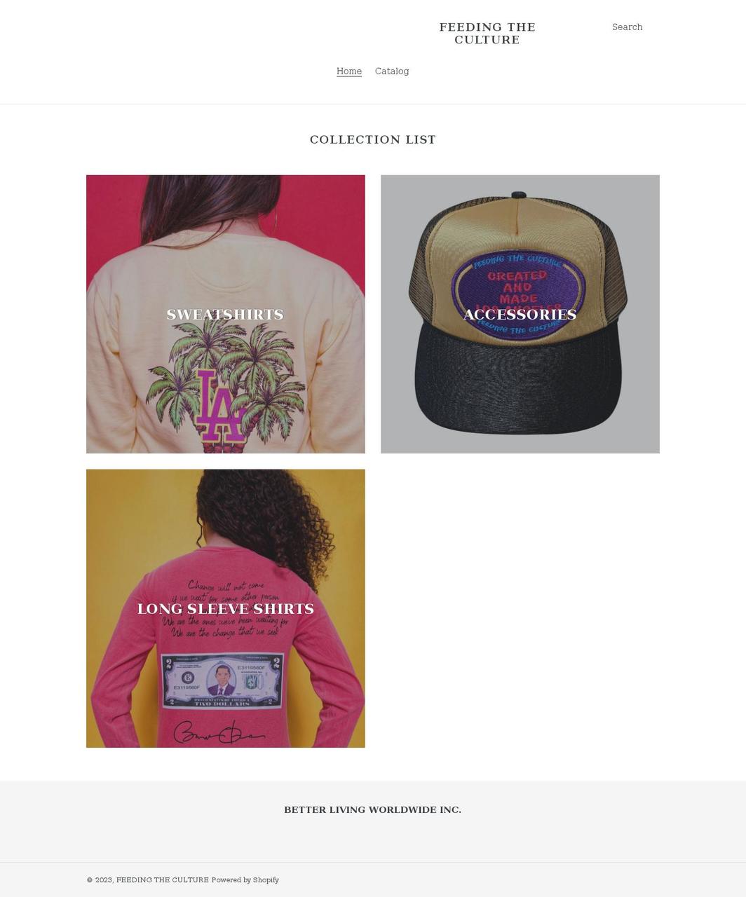 feedingtheculture.com shopify website screenshot