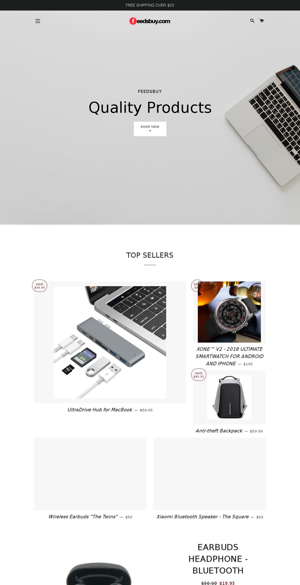 feedsbuy.com — Shopify storefront screenshot