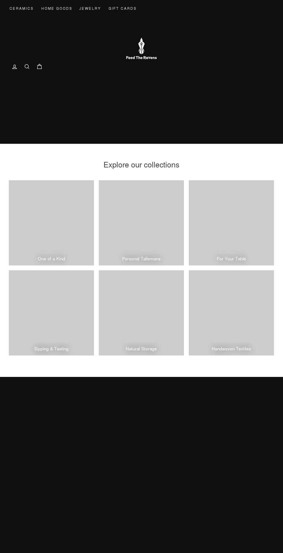 feedtheravens.com shopify website screenshot