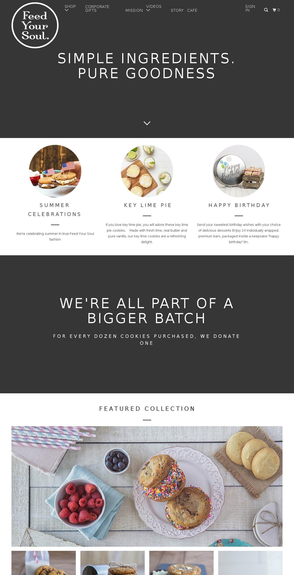 feedyoursoul.com shopify website screenshot