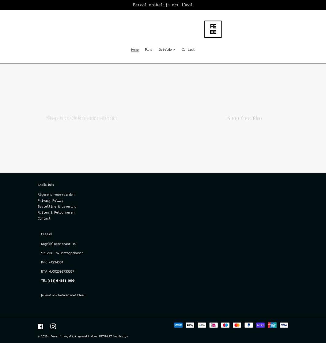 feee.nl shopify website screenshot