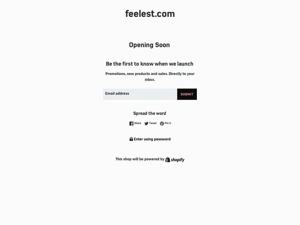 feelest.com — Shopify storefront screenshot