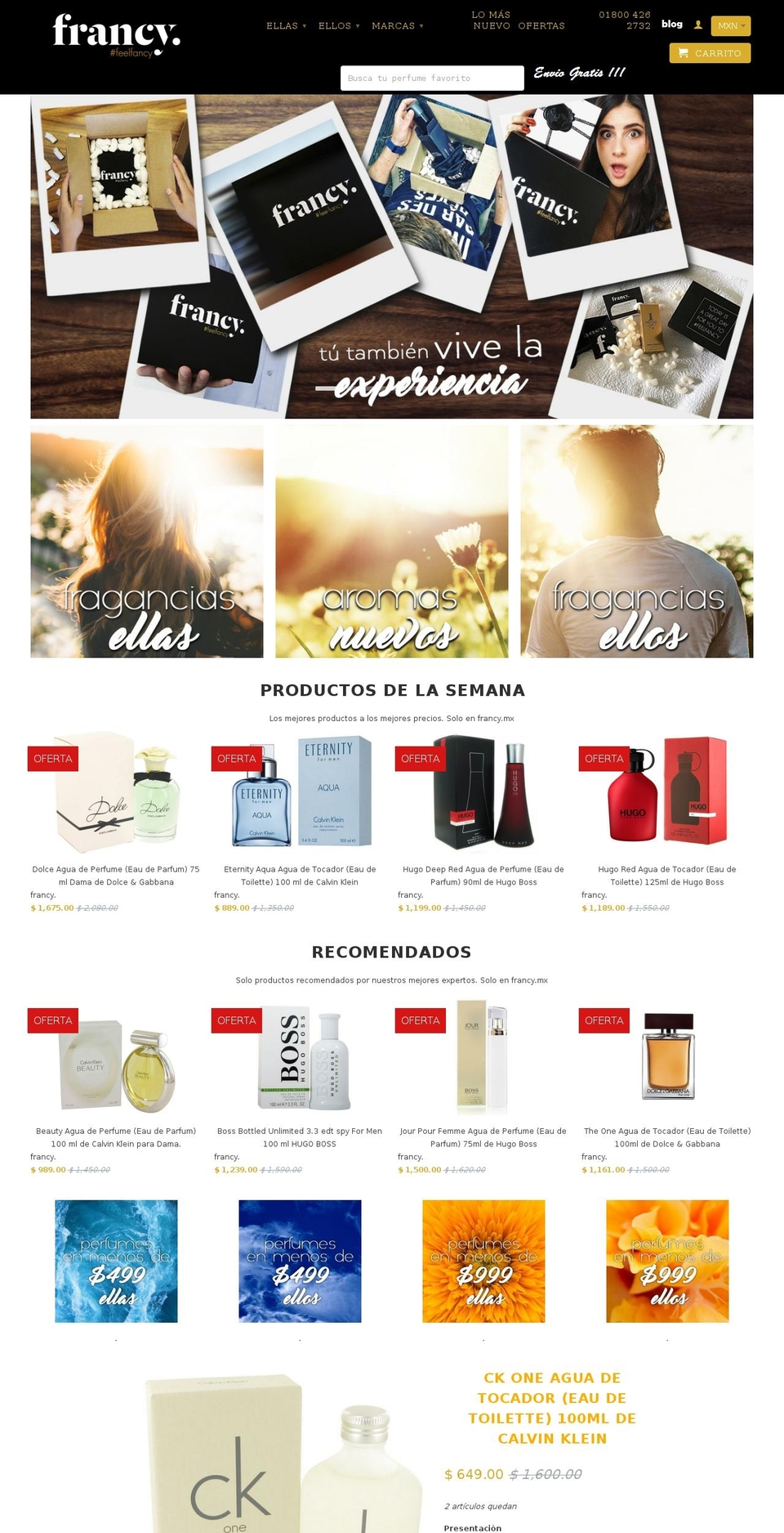 feelfancy.com shopify website screenshot