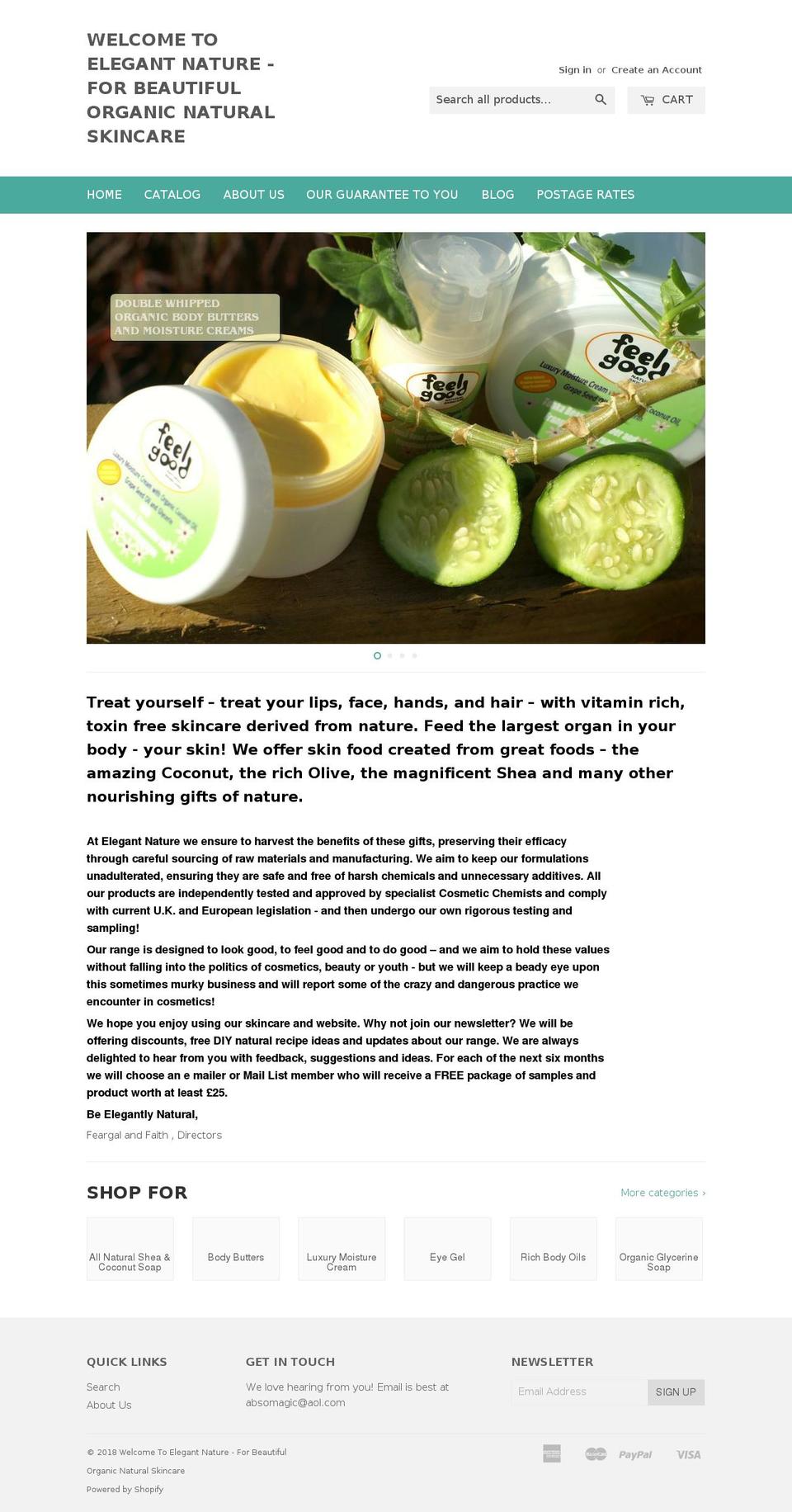 feelgoodcosmetics.com — Shopify storefront screenshot