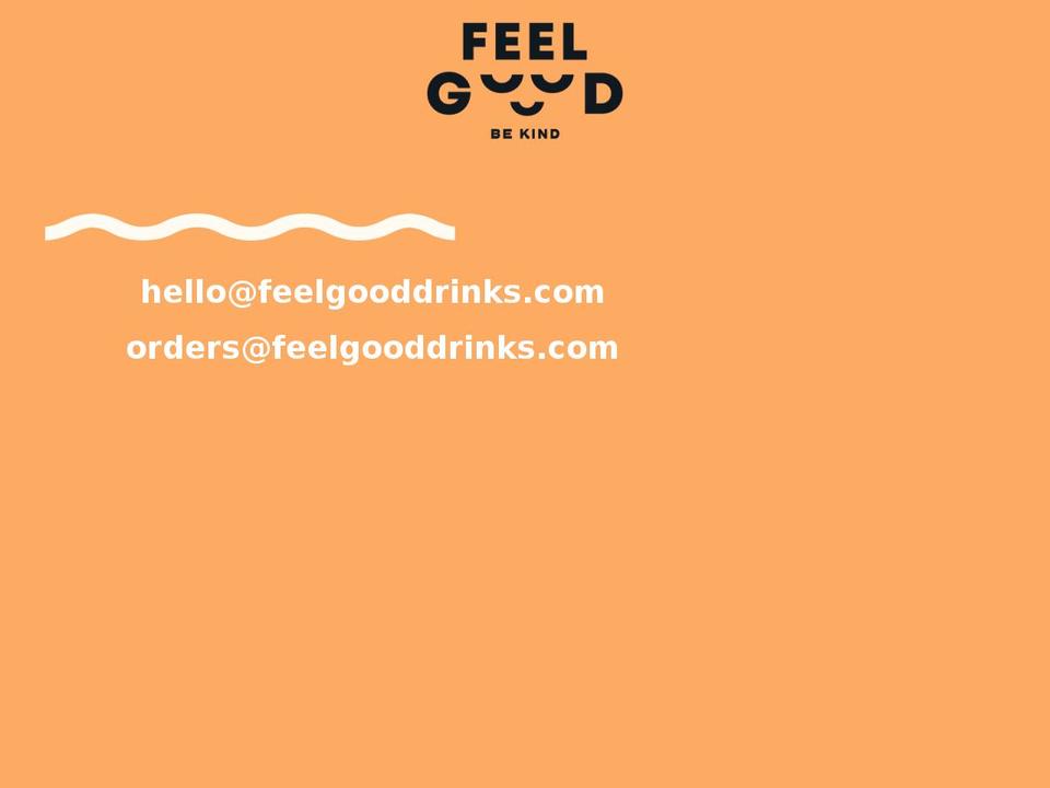 feelgooddrinks.com shopify website screenshot