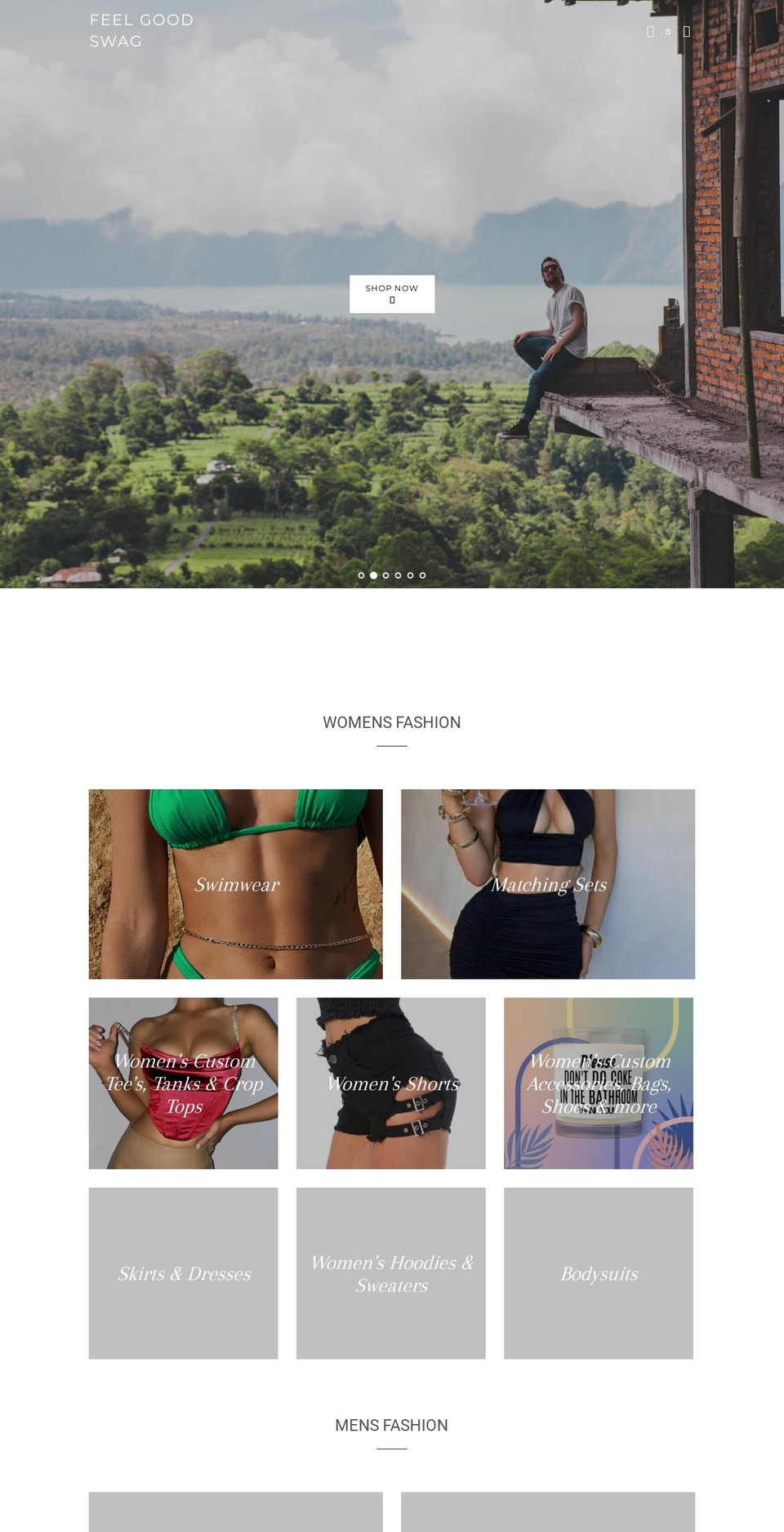 feelgoodswag.com — Shopify storefront screenshot