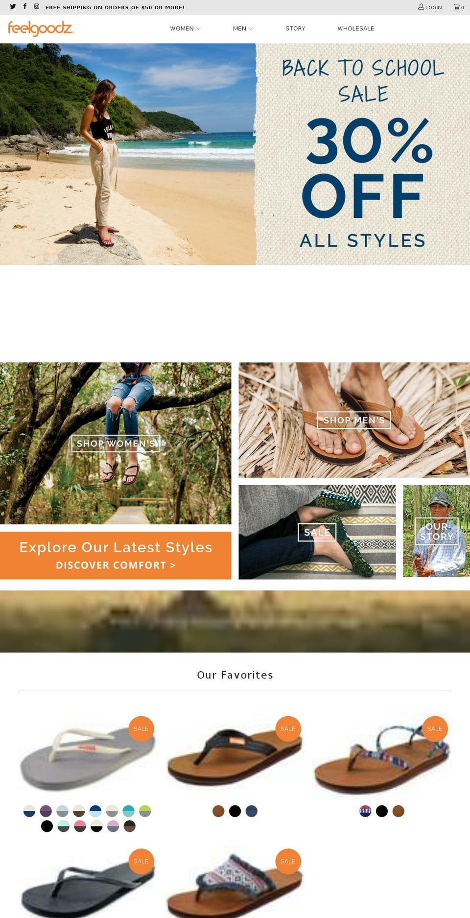 feelgoodz.com shopify website screenshot