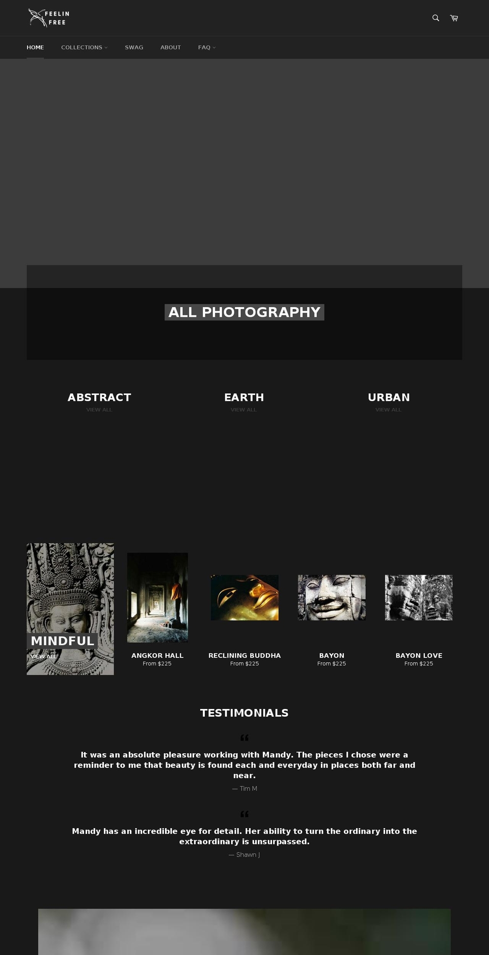 feelinfree.com — Shopify storefront screenshot