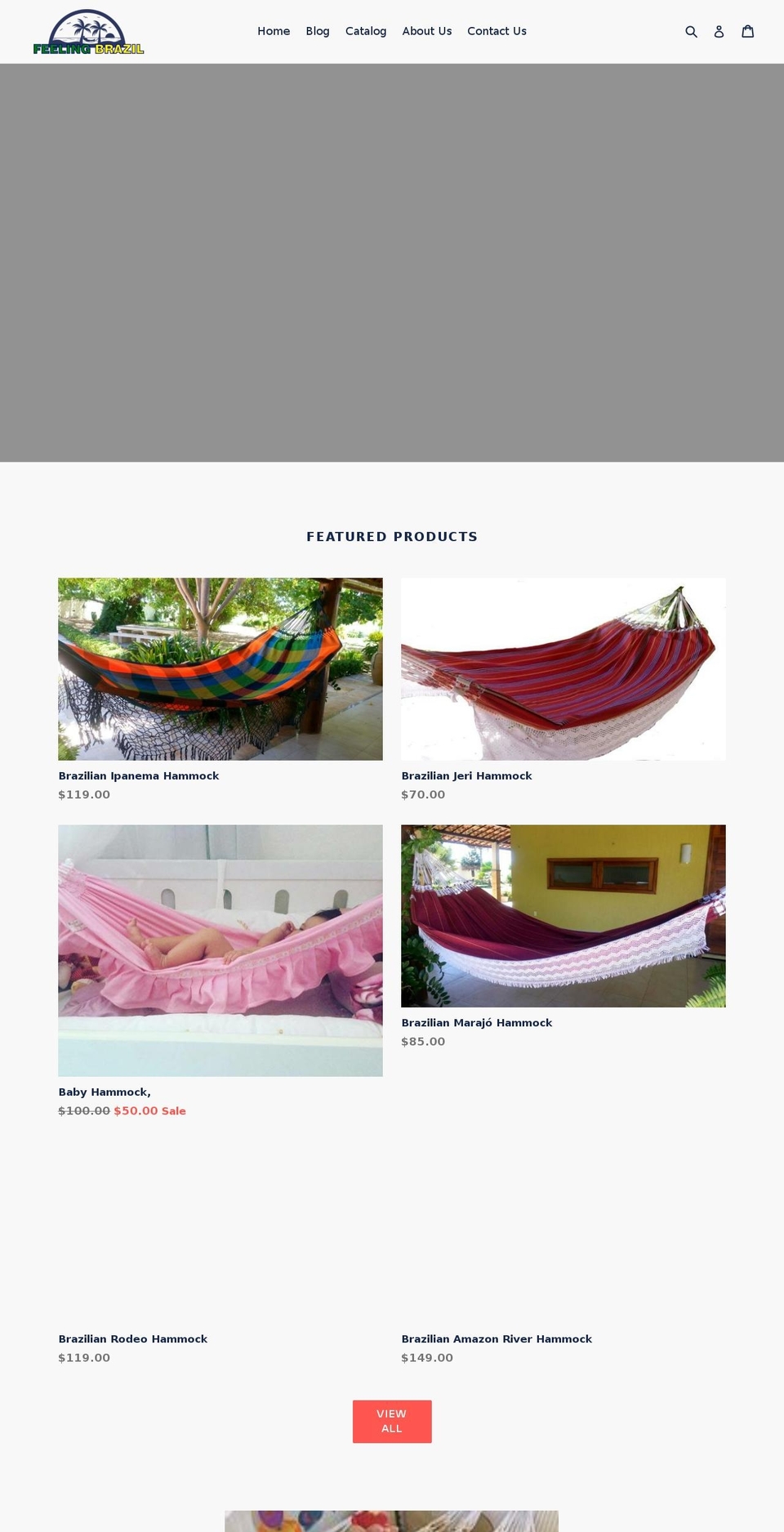 feelingbrazil.com — Shopify storefront screenshot