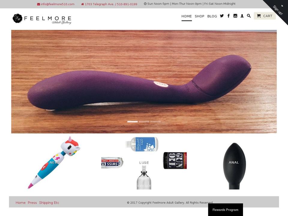 feelmore510.com shopify website screenshot