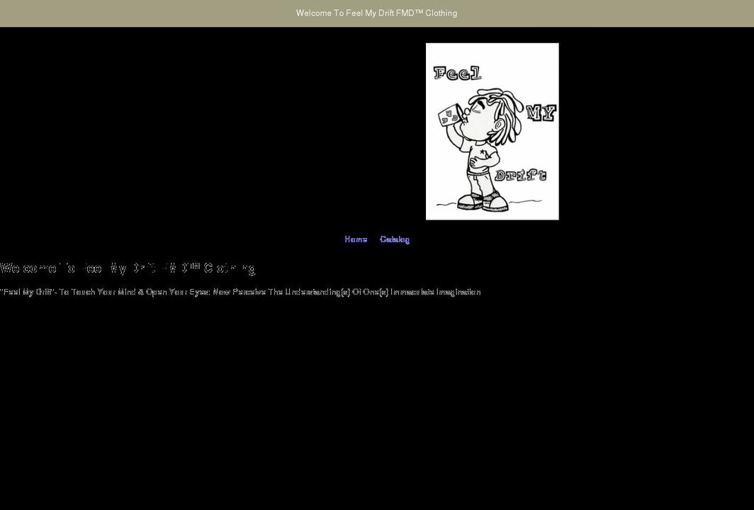 feelmydriftfmdclothing.com shopify website screenshot