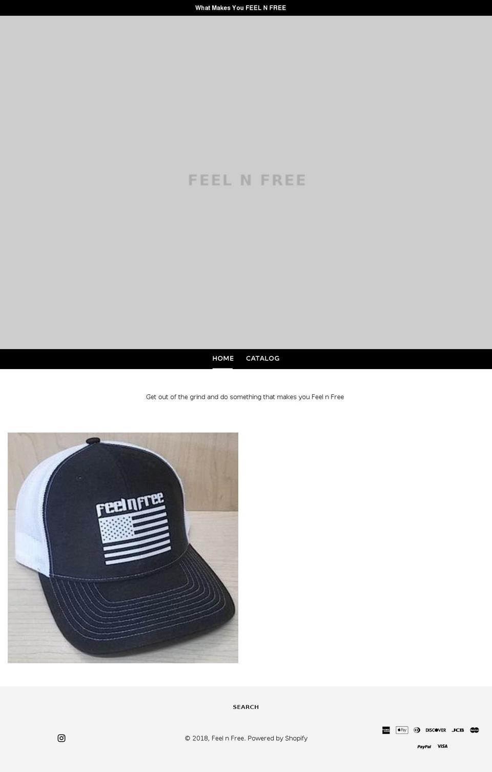 feelnfree.com shopify website screenshot
