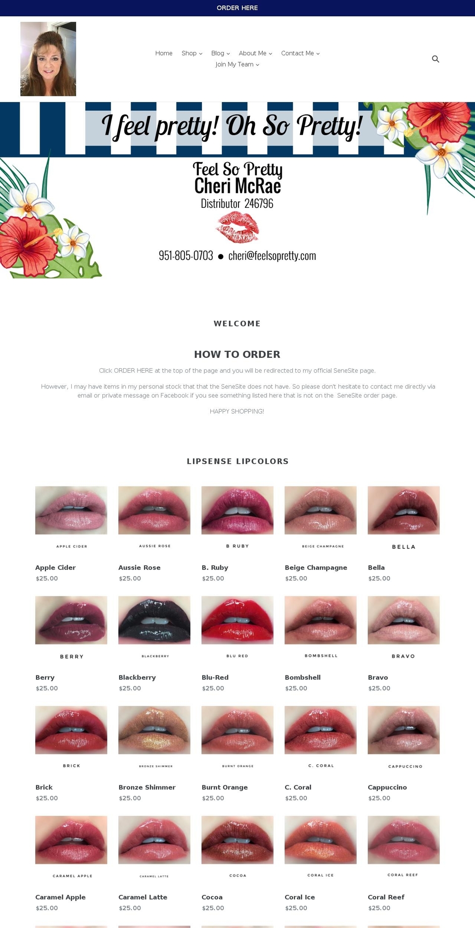 feelsopretty.com shopify website screenshot