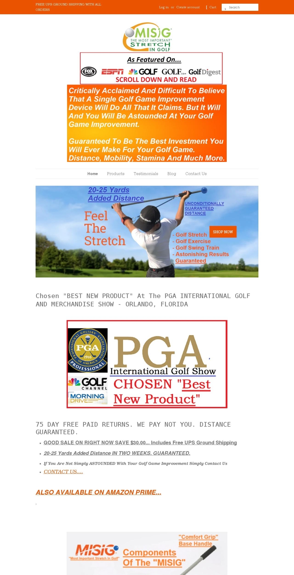 feelthestretch.com shopify website screenshot