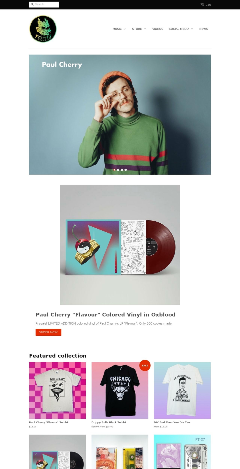 feeltrip.myshopify.com shopify website screenshot