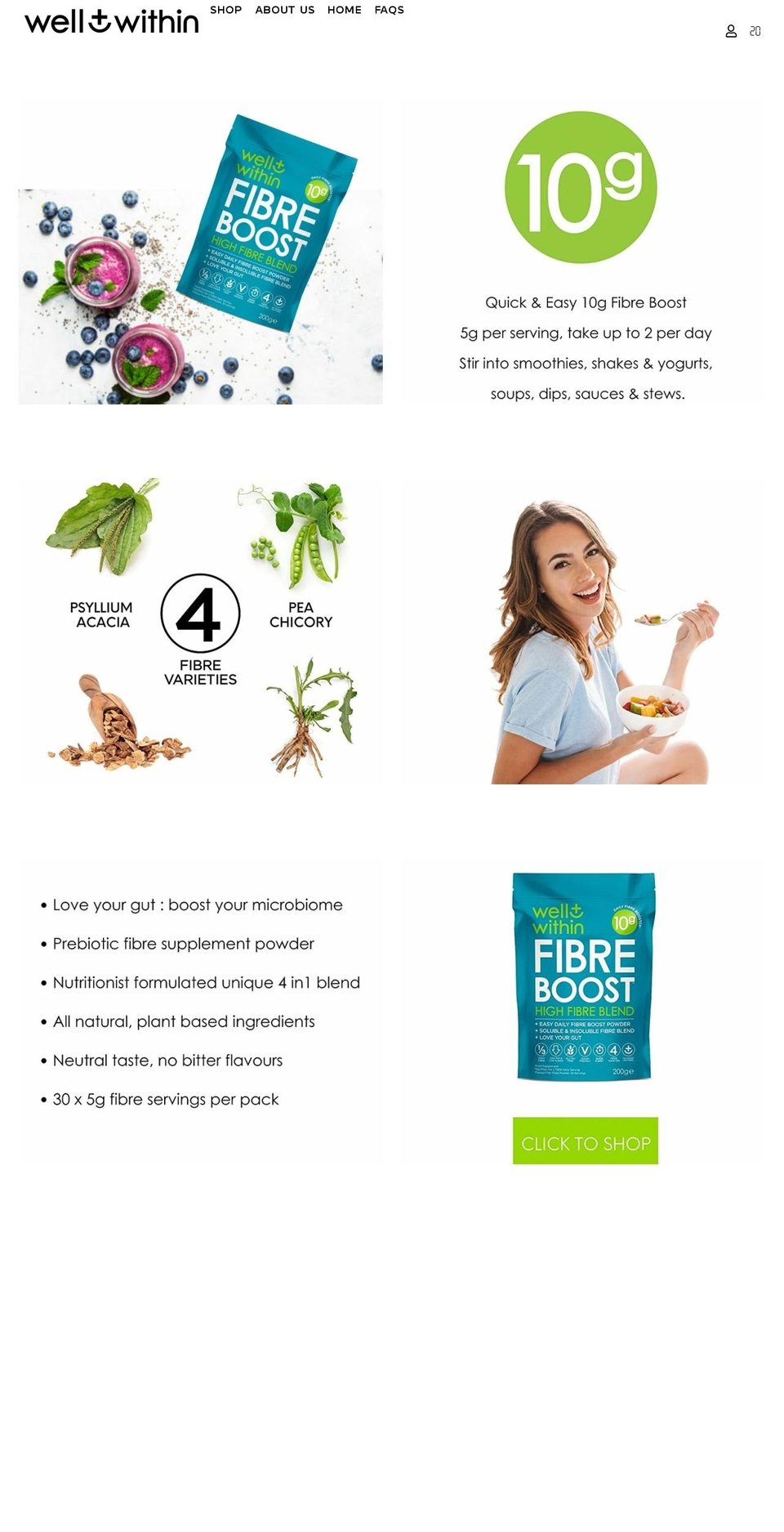 feelwellwithin.com shopify website screenshot