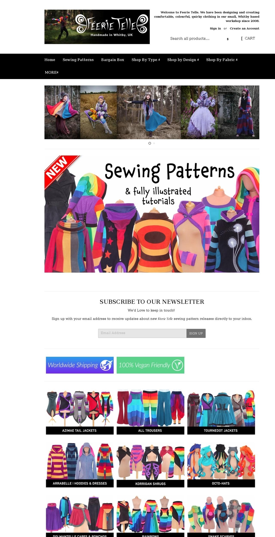 feerietelle.com shopify website screenshot