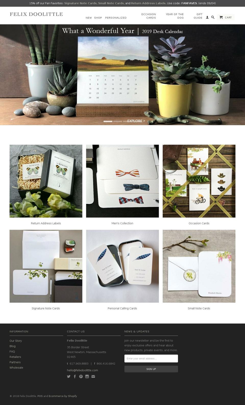 felixfoo.com — Shopify storefront screenshot