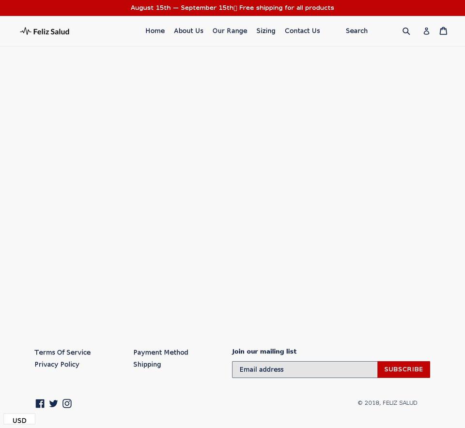 felizsalud.com — Shopify storefront screenshot