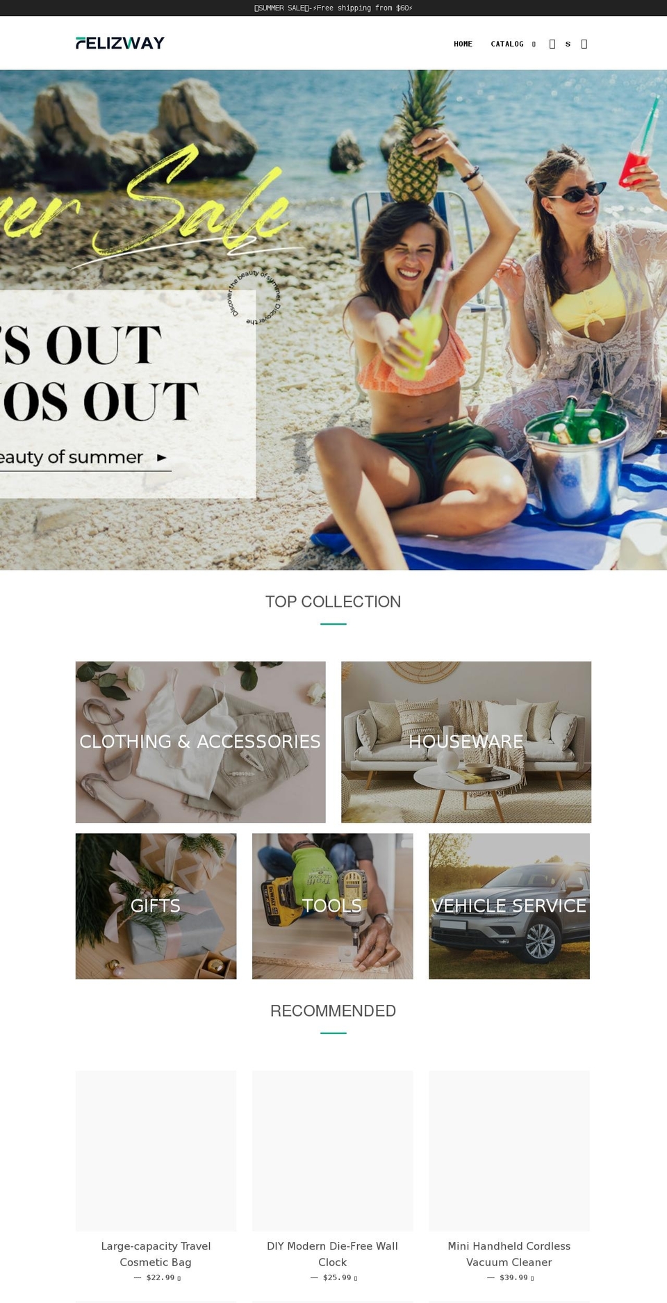 felizway.com shopify website screenshot