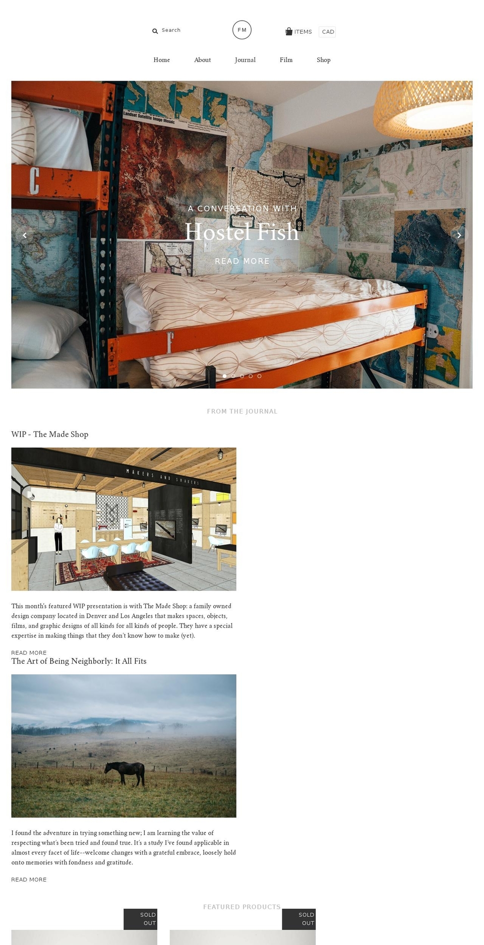 fellow-mag.com — Shopify storefront screenshot