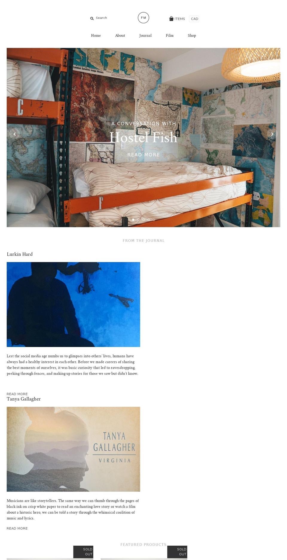 fellow-magazine.com shopify website screenshot