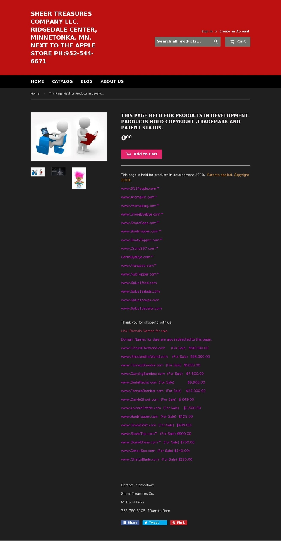 femalebomber.com — Shopify storefront screenshot